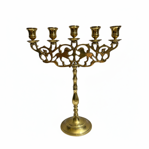 Vintage Brass Menorah Candelabra for Temple Decorative Menorah Seven Branched <b>Candle</b> <b>Holder</b> Metal <b>Candle</b> <b>Stick</b> <b>Holder</b>.l - Product Image 1