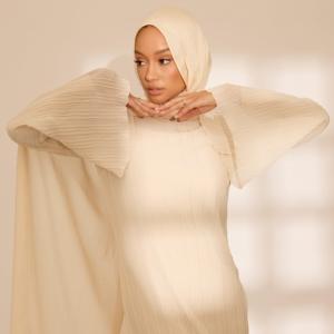 Voile de tête en modal printanier 180*70cm, Hijab musulman élégant, personnalisable, doux, respirant, mode modeste, léger - Product Image 1
