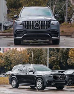 Kit de carrosserie en matériau Pp pour mercedes-benz Gls450 500x167 mise à niveau Gls63s Amg diffuseur de pare-chocs avant et arrière becquet corps large - Product Image 3