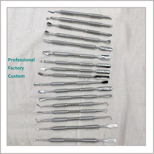 Empujador de Cutícula de Doble Punta Estilo Ruso de Acero Inoxidable para Piel Muerta Herramientas para Uñas Venta al por Mayor de Fábrica - Product Image 2