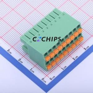 KF2EDGKNH-3.5-2*9P Plug-in Terminal Block P=3.5mm Connector ( Connector Type: Male Plug )( Construction: 2x9P )( Pitch: 3.5mm ) - Product Image 1