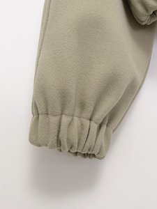 ZEVITY Conjuntos de pantalones con capucha lisos informales <span class=keywords><strong>para</strong></span> mujer, sudaderas con cremallera de <span class=keywords><strong>manga</strong></span> larga, abrigos, pantalones de pierna ancha con cordón, <span class=keywords><strong>trajes</strong></span> de oficina <span class=keywords><strong>para</strong></span> mujer - Product Image 6