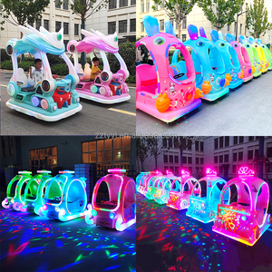 Nouvelle arrivée Londres Style 2 places Train pour parc d'attractions Center Shopping Mall Gagnez de l'argent Amusement Rides Enfants Pare-chocs Voiture Jouets - Product Image 3