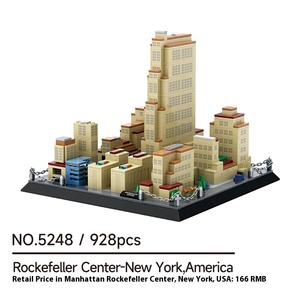 Wange 5248 Thế Giới Mốc Mỹ New York Rockefeller Trung Tâm Mô Hình Tự Làm Xây Dựng Xây Dựng Khối Nhựa Đồ Chơi Bộ 928 + Pcs - Product Image 2