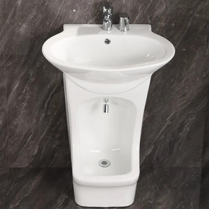 Lavabo in <span class=keywords><strong>Ceramica</strong></span> da Pavimento per Wudu Musulmano, Prezzo Conveniente, Produzione Chaozhou - Product Image 1