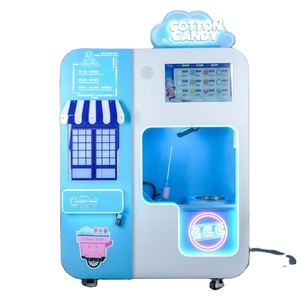 Máquina Expendedora Comercial <span class=keywords><strong>de</strong></span> Algodón <span class=keywords><strong>de</strong></span> Azúcar, 36 Formas, Doble Color Rosa y Azul, Resistente, para Parques Infantiles, Gran Capacidad - Product Image 1
