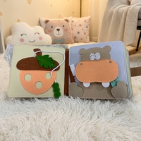 Livre sensoriel en feutre Montessori pour l'éducation précoce, puzzle DIY, jouet d'éveil silencieux pour développer l'intelligence et l'apprentissage des enfants