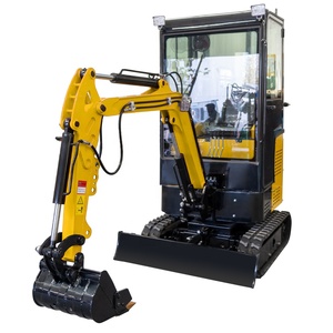 Precio de Fábrica al por Mayor en China, Excavadora Compacta de 1.5 Toneladas <span class=keywords><strong>con</strong></span> Motor Kubota Yanmar, Remolques para Retroexcavadoras, Mini Excavadoras Pequeñas y Compactas - Product Image 1