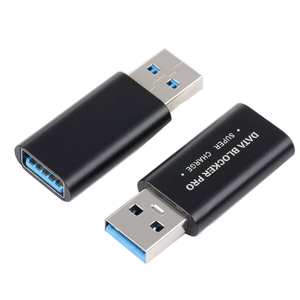 Bloqueador de Datos USB, Adaptador de Carga Rápida 5V/5A, Protector de Seguridad USB de Aleación de Aluminio, Certificado por la FCC para Protección en Cargas Públicas - Product Image 1