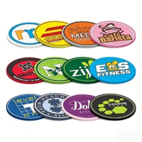 Sous-verres personnalisés en PVC/caoutchouc/silicone, souples, imperméables, durables, lavables, écologiques, réutilisables, de qualité alimentaire, vente en gros