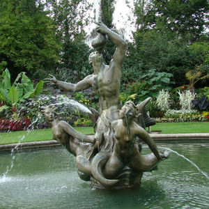 Venta caliente al aire libre jardín decoración de bronce de metal Jardín de fuente de agua estatua - Product Image 2