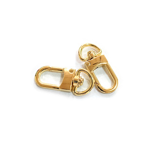 Hebilla de puerta pequeña D-Tail Clip Hy-1044 pulida de 3 puntos para bolsos y accesorios - Product Image 1