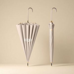 Parapluie de voyage de luxe grand format, résistant au vent, design classique, pour femmes, en polyester, style promotionnel - Product Image 1