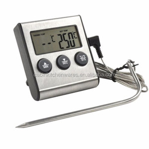 Thermomètre numérique pour four, cuisine, aliments, cuisson, grillades, viande, barbecue, avec <span class=keywords><strong>minuteur</strong></span> - Product Image 5