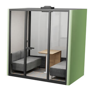 Cabina Acústica de Fábrica OEM, Cabina de Oficina Privada con Asientos de Sofá para Salas de Espera y Reuniones Modernas - Product Image 5