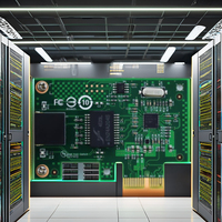 Peralatan serat optik Chip Intel 10/100/1000/2. I225-T1 kartu jaringan server 5GBASE-T