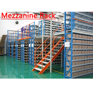 Plate-forme de plancher de <span class=keywords><strong>mezzanine</strong></span> de structure en acier système résistant de support de palette entrepôt étagère en métal rayonnage de <span class=keywords><strong>mezzanine</strong></span> avec l'<span class=keywords><strong>escalier</strong></span> - Product Image 2
