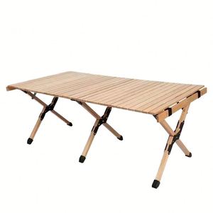 Conjunto de Mesa y Silla Plegable Portátil de Diseño Moderno para Exteriores, Muebles de Acero al Carbono para Jardín, Parque y Camping - Product Image 3
