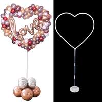 Coeur ballon support support ballon accessoires ballon colonne arc Kit pour désherbage et saint valentin fête décoration