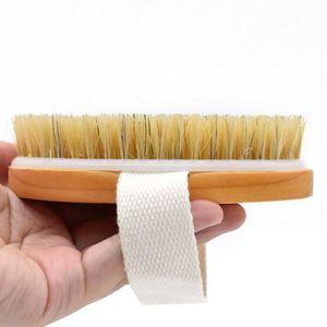 Bathroom Accessories Wooden Handle <b>Bath</b> Brush with Natural Soft Bristle - Product Image 6