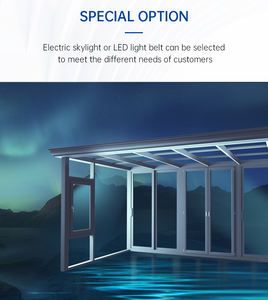 غرفة شمسية قابلة للسحب من GONHO بسقف مثلث كبير الحجم وألوان مخصصة - Product Image 6