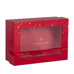 2023 New Christmas custom gift box cardboard Christmas gift box with paper bag