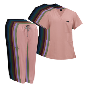 Conjuntos <span class=keywords><strong>de</strong></span> Uniformes Médicos Niaahinn 2025 para Mujer, Venta al por Mayor, Tela <span class=keywords><strong>de</strong></span> Lana Peinada, Elástica en 4 Direcciones, Fabricante <span class=keywords><strong>de</strong></span> Conjuntos <span class=keywords><strong>de</strong></span> Uniformes Médicos Personalizados - Product Image 1