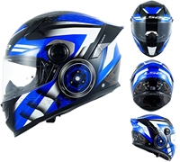 Certificado ECE/DOT Original LS2 FF300 Casco Integral para Hombre y Mujer, Talla Grande, Antivaho, con Certificación para Motocicleta, Alerón Trasero