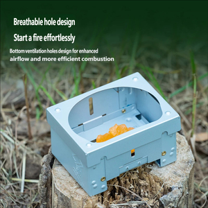 Réchaud de <span class=keywords><strong>camping</strong></span> portable pliable à alcool solide pour activités intérieures et extérieures, réchaud allemand pour pique-nique en plein air - Product Image 3