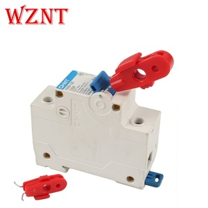 NT-POWT Blocco di Sicurezza Rosso in ABS per Interruttore Automatico Miniaturizzato con Chiave, Certificato CE/ISO per Uso Industriale - Product Image 4