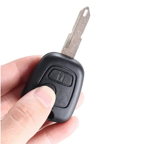 Clé de voiture intelligente de remplacement <span class=keywords><strong>PEUGEOT</strong></span> <span class=keywords><strong>206</strong></span>, 2 boutons, lame NE73, télécommande 433 MHz avec puce transpondeur PCF7961 - Product Image 6