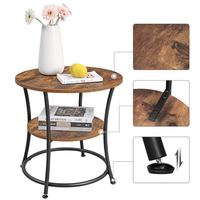 Table basse KD dorée en métal, table latérale, modèle de salon, à manger, nouveauté