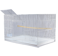 Grande cage à oiseaux extra-large en fer forgé pour perroquets et canaris, pour l'élevage, usage extérieur, vente en gros, économique