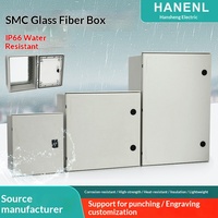 Boîtier de distribution SMC en fibre de verre Hansheng pour extérieur, étanche IP66, résistant à la corrosion, 220A, vente directe