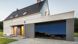 Portes de <span class=keywords><strong>garage</strong></span> roulantes automatiques/intelligentes en verre en aluminium sans cadre de villa moderne commerciale pour des maisons - Product Image 3