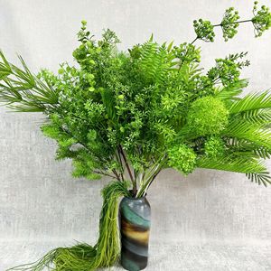 Đám Cưới Màu Xanh Lá Cây Cây Mô Phỏng Lụa Hoa Gypsophila Bạch Đàn Cho Năm Mới Trang Trí Hoặc Đám Cưới Hoa Sắp Xếp - Product Image 3