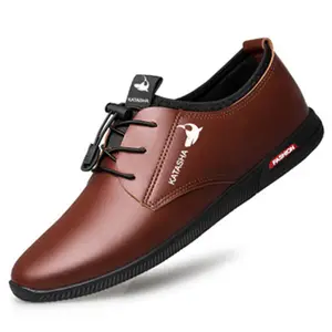 أحذية كاجوال جديدة للرجال من الجلد للربيع من QZK ، أحذية جلد إنجلترا الرسمية للرجال ، أحذية رسمية للرجال ، أحذية رسمية تسمح بالتهوية