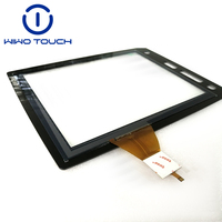 Pantalla Táctil de Control de Máquinas Industriales de 10.4 Pulgadas 1024*768, Panel Táctil Capacitivo con Protección Anti-UV