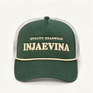 Gorra Trucker Personalizada, Gorra de Malla Bordada, Gorra de Béisbol Ajustable y Transpirable con Cierre a Presión para Unisex, Ropa Urbana para Exteriores - Product Image 1