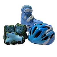 Patins à roulettes en ligne YSMLE pour enfants, débutants, professionnels, intérieur/extérieur, taille réglable, châssis en aluminium, 4 roues en PU, ensembles combinés