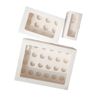 Boîte d'emballage de gâteau alimentaire en papier PET ondulé à revêtement mat pour boissons et aliments pour animaux de compagnie Avantage UV Toute forme possible pour les sushis