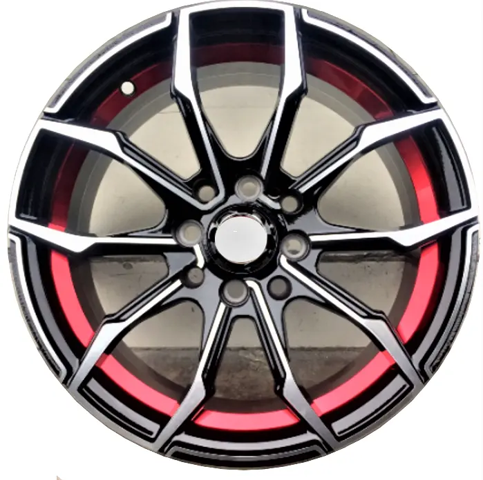 casting Aluminium forged car wheels 15 16 17 18 19 inch red black alloy wheel, 4x108 Alloy wheel Rims