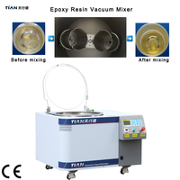 Mélangeur sous vide centrifuge planétaire stable 1L 2L à faible consommation et protection par ressort pour la défoaming par pompe à vide