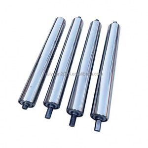 Pabrik grosir konveyor Non <span class=keywords><strong>Drive</strong></span> galvanis krom berlapis baja tahan karat <span class=keywords><strong>Roller</strong></span> untuk bahan penanganan bagian