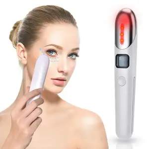 Rechargeable Anti Wrinkle Anti Aging Eyes Massage Device EMS Heating Vibration Electric Eye Massager