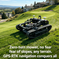 Nouvelle tondeuse à gazon robotisée de haute qualité en provenance de Chine - Tondeuses robotisées tout-terrain avec GPS