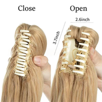 Vente en gros de postiches synthétiques pour femmes, queue de cheval pré-bouclée, ondulation profonde, épaisse, courte, 12 pouces, fibre haute température, extensions de cheveux