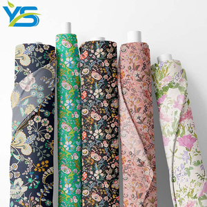 Verwendbar für Damenkleiderstoff aus 100% Bio-Baumwolle Digital Bedruckt Individuell Anpassbares Muster für Bekleidung Kleider - Product Image 1
