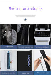 Vaporizador de Cabello 2 en 1 de Acero Inoxidable de Alta Calidad para Salón de Belleza, con Vapor Nano y Ozono para Tratamiento Capilar con Aceite - Product Image 3