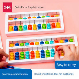 Deli 74321, suministros escolares de mostrador para niños de alta calidad, <span class=keywords><strong>material</strong></span> didáctico de suma y resta, artefacto aritmético - Product Image 2